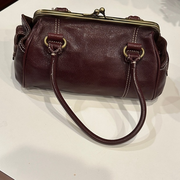 NWT Hype Elegant Plum (Cordovan) Burgundy Leather Handbag - Picture 2 of 12